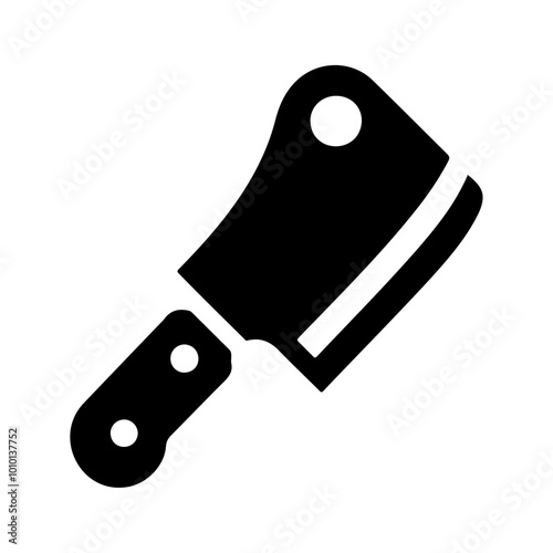 Black silhouette metal stainless steel weapon with handle icon and vector illustration design