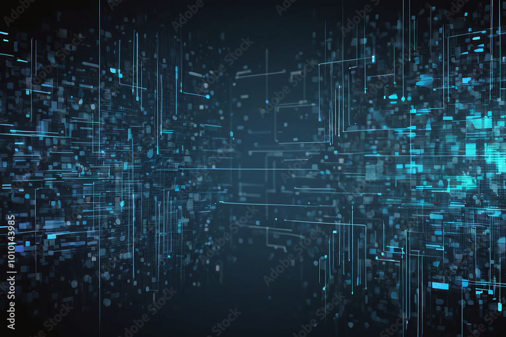 Blockchain data fields. Network line - dot connect stream. AI big data connection wallpaper, digital data visualization , science research, 3D futuristic wifi connection illustration concept Blockchain data fields. Network line - dot connect stream. AI big data connection wallpaper, digital data visualization , science research, 3D futuristic wifi connection illustration concept