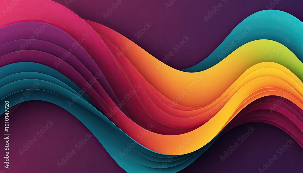 Fototapeta premium Colorful abstract gradient background wallpaper decoration backdrop design 4k quality