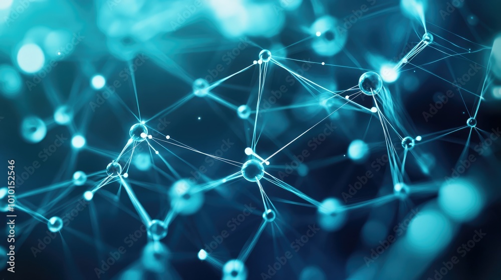 Network structure chemical bonds in molecular level of lines and points, dots and connections Network structure chemical bonds in molecular level of lines and points, dots and connections
