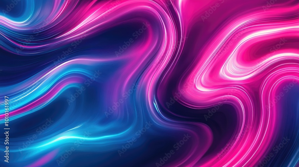 Neon abstract patterns pulsating with energy Neon abstract patterns pulsating with energy