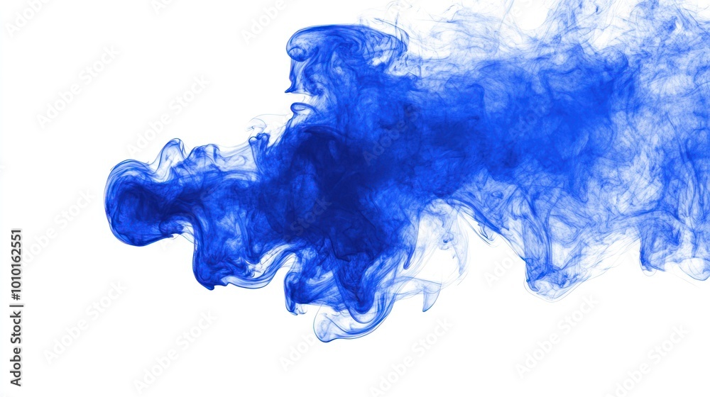 A swirling blue ink cloud against a white background, creating an artistic and abstract effect. A swirling blue ink cloud against a white background, creating an artistic and abstract effect.