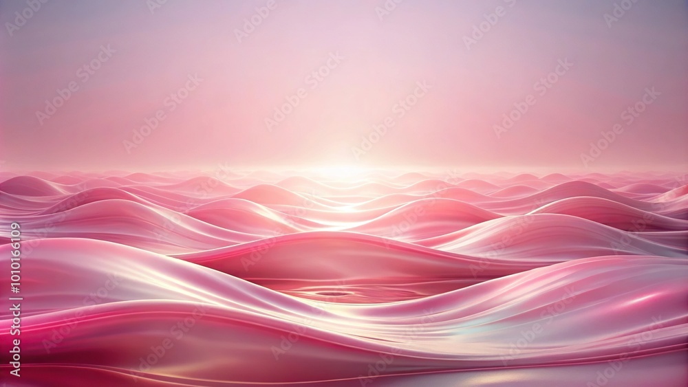 Ethereal pink waves abstract flow leading lines Ethereal pink waves abstract flow leading lines