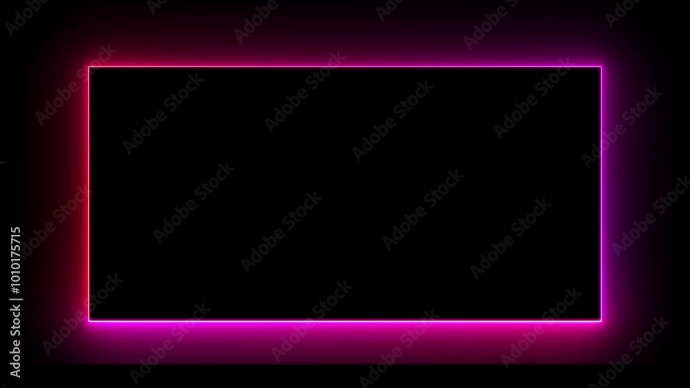 Abstract colorful neon light movement motion with space on black background. looping neon light frame animation Abstract colorful neon light movement motion with space on black background. looping neon light frame animation