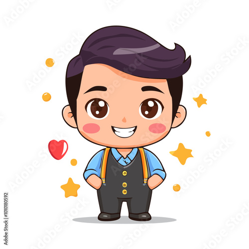 Tailor Cute Worker Job Profession Professional Occupation Cartoon Character
