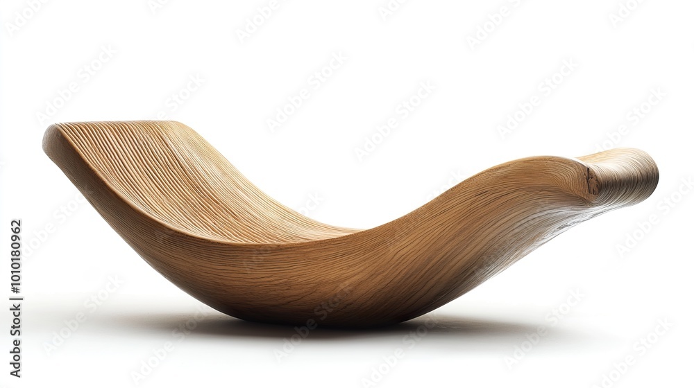 Modern Wooden Chair Design: Curved Lines and Minimalist Style Modern Wooden Chair Design: Curved Lines and Minimalist Style