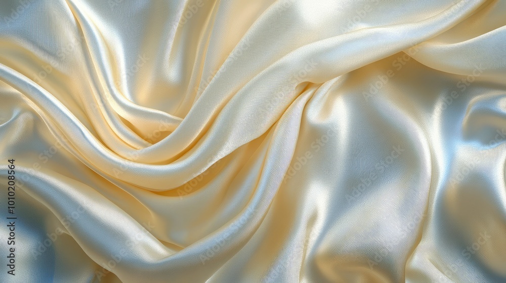 Soft silk textures in serene elegance Soft silk textures in serene elegance