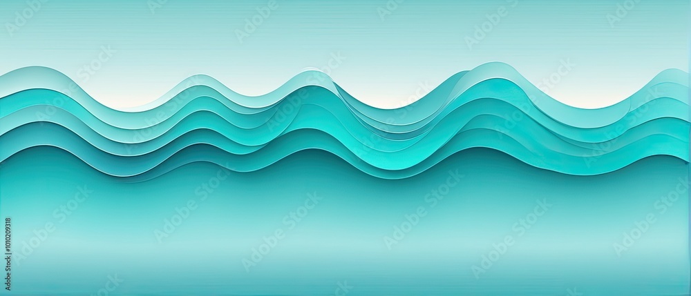 Fototapeta premium Abstract Ocean Waves