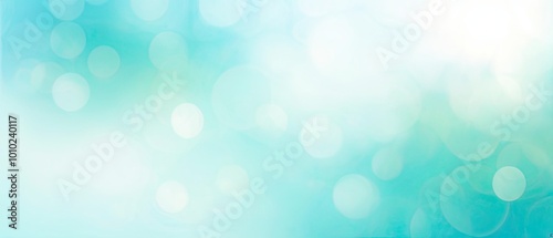 Abstract Blue Bokeh Background