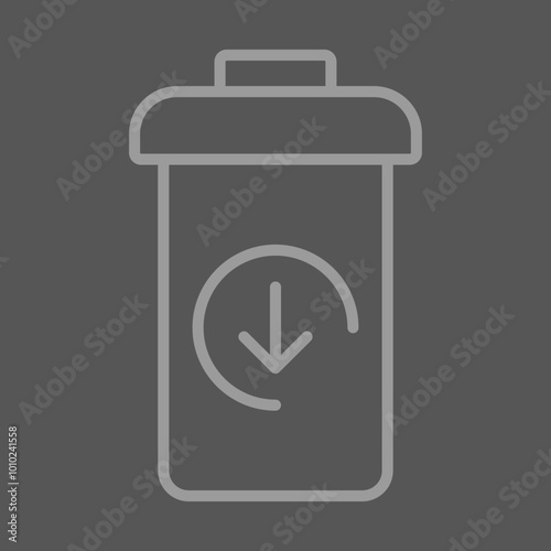 Trash Bin icon Design