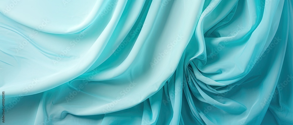 Obraz premium Abstract Turquoise Fabric Texture