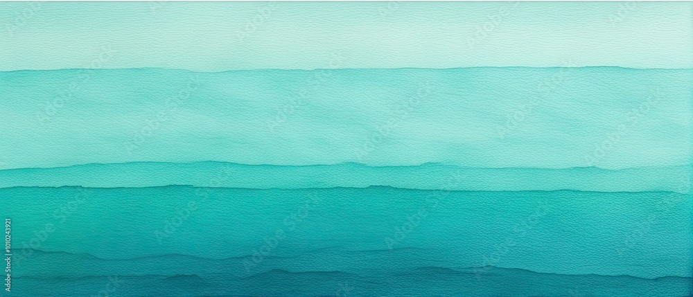 Fototapeta premium Abstract Watercolor Ocean