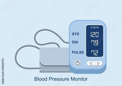 Blood pressure monitor or blood pressure gauge