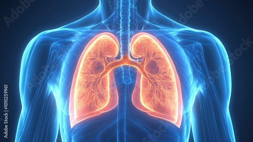 Human Respiratory Health Lung Anatomy