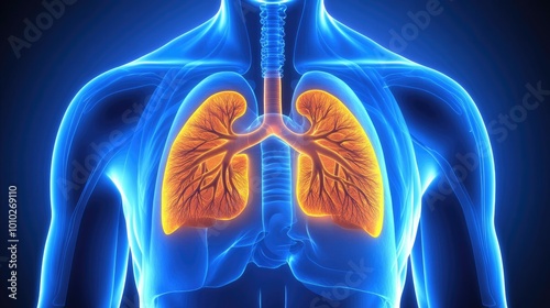 Human Respiratory Health Lung Anatomy