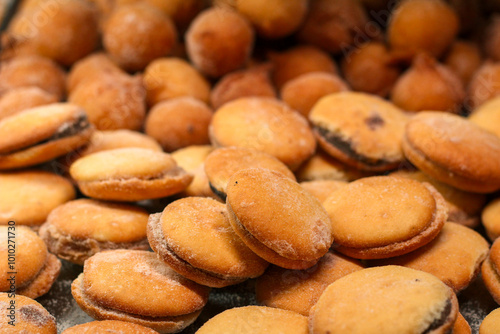 close up of cookies