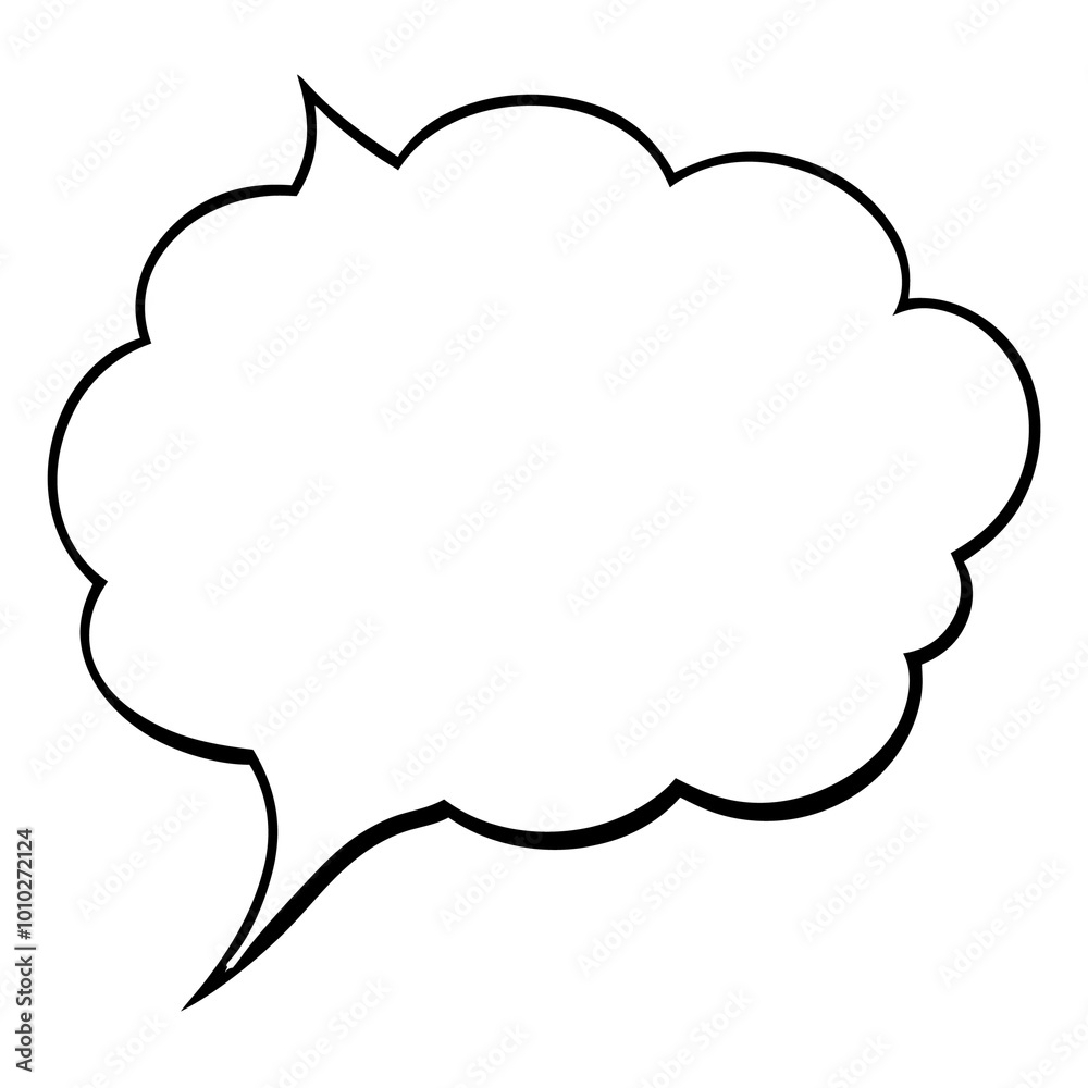 comic speech bubble outline coloring book page line art drawing comic speech bubble outline coloring book page line art drawing