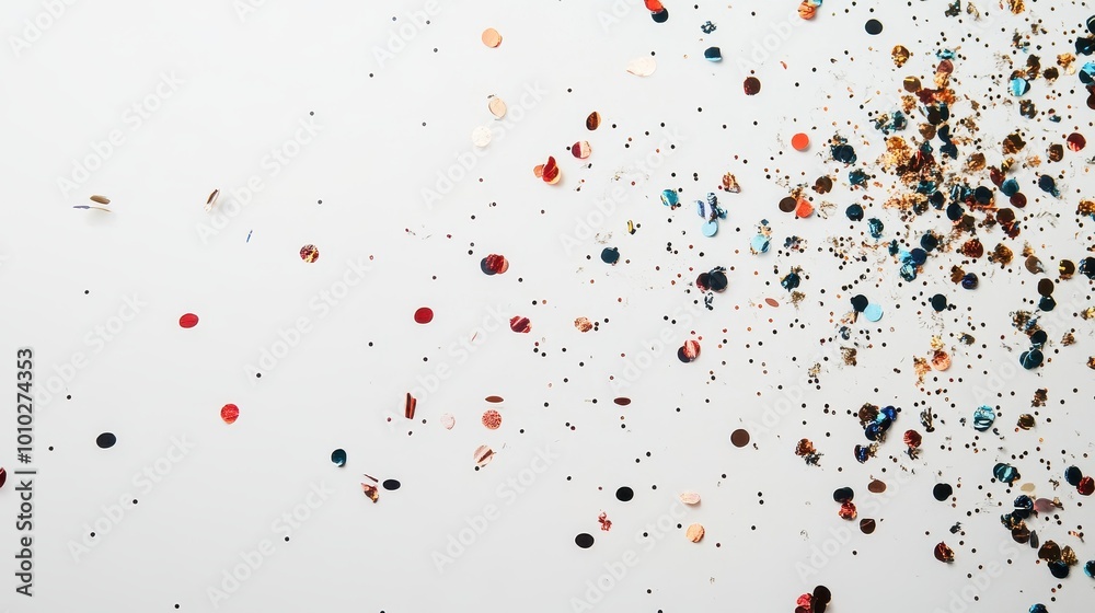 Colorful Abstract Paint Splatters on White Background Colorful Abstract Paint Splatters on White Background