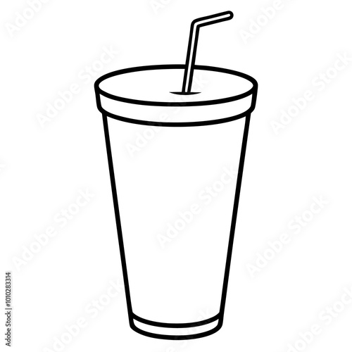 dairy drink outline coloring book page line art drawing