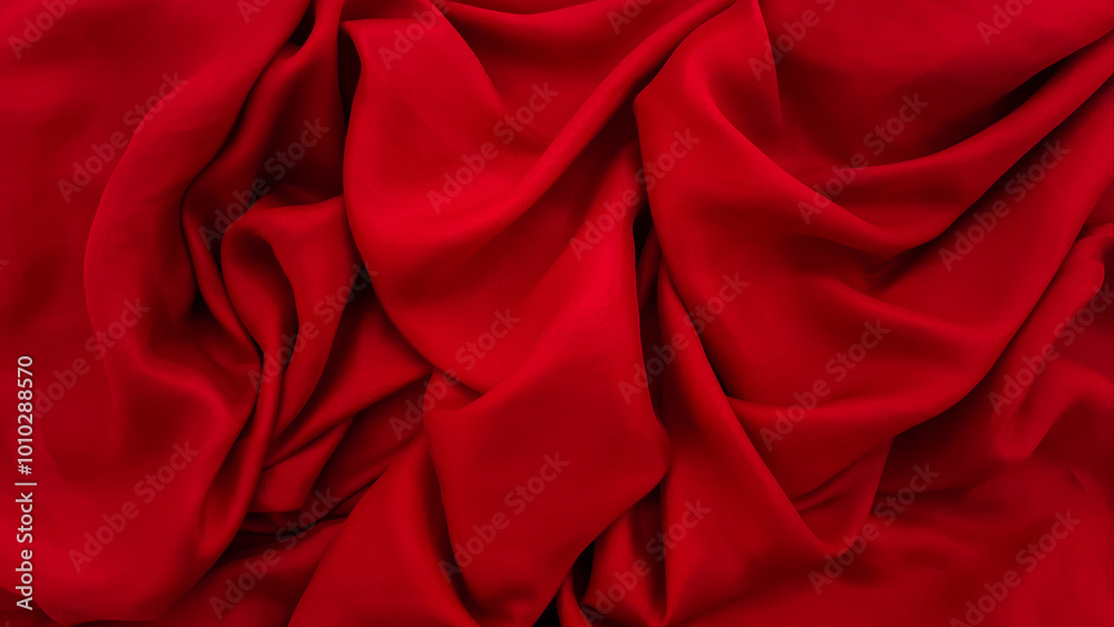 texture of red cloth that is randomly folded and wavy texture of red cloth that is randomly folded and wavy