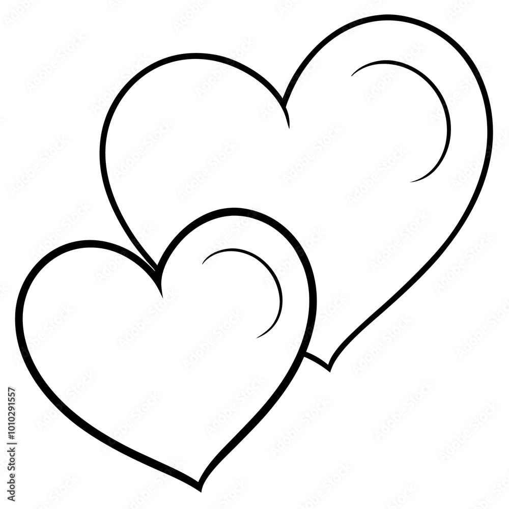 doodle hearts outline coloring book page line art drawing doodle hearts outline coloring book page line art drawing