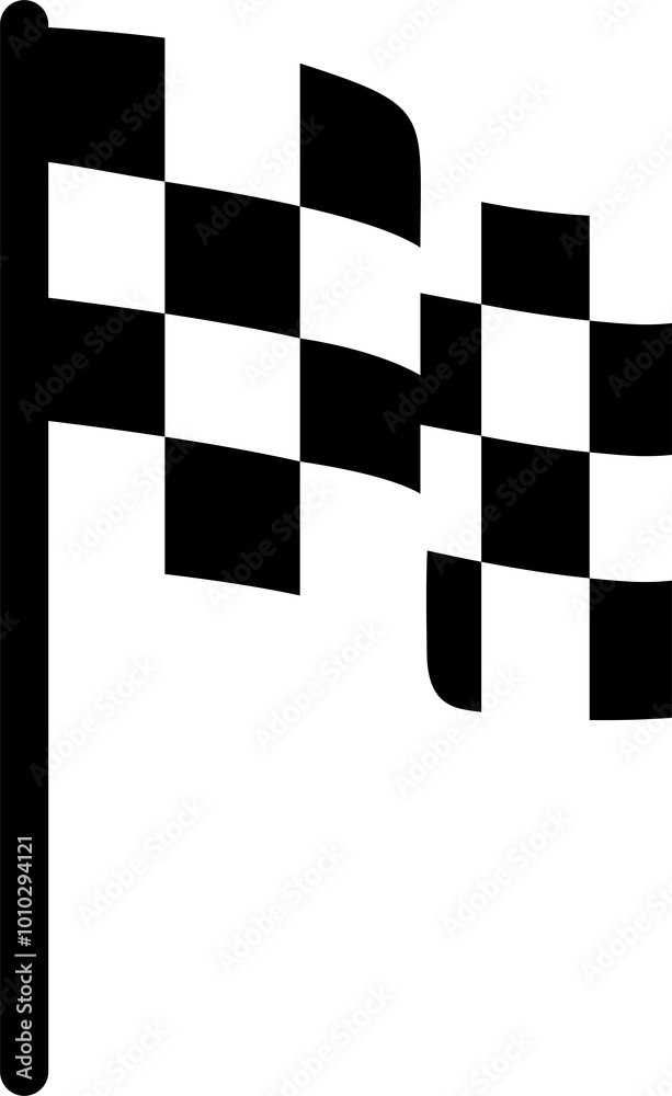 Fototapeta premium racing flag png, minimalist racing flag png