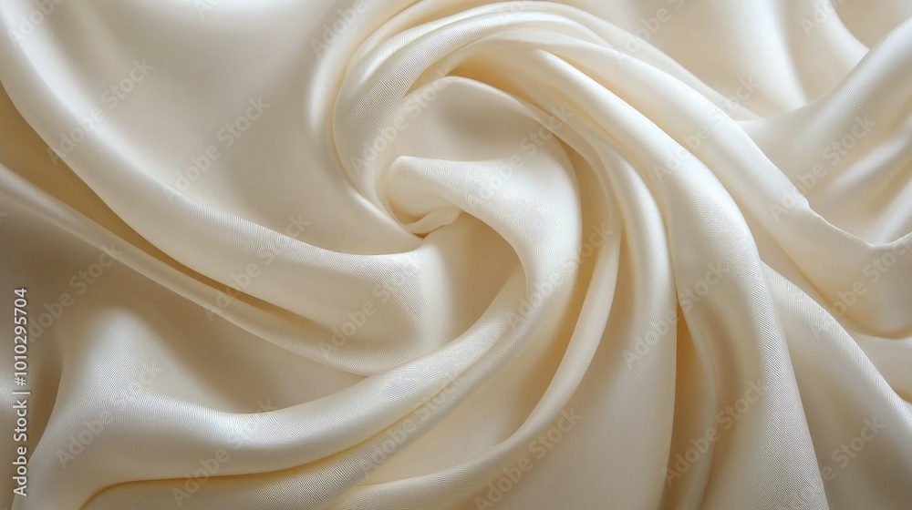 Soft silk textures in serene elegance Soft silk textures in serene elegance