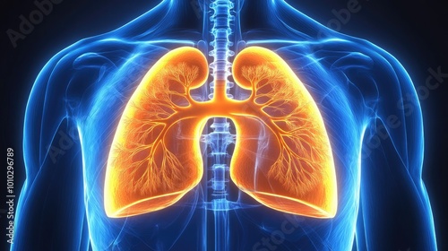 Human Respiratory Health Lung Anatomy