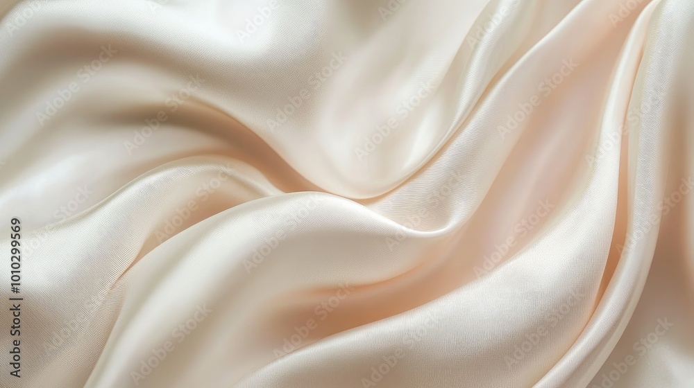 Soft silk textures in serene elegance Soft silk textures in serene elegance