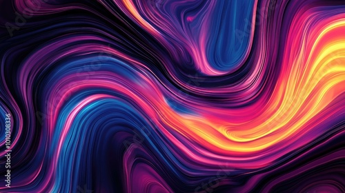 Vibrant spectrum paints abstract patterns