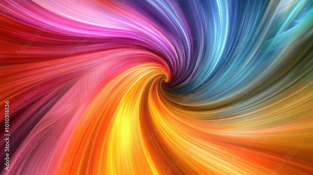 Vibrant swirls of color in abstract art Vibrant swirls of color in abstract art