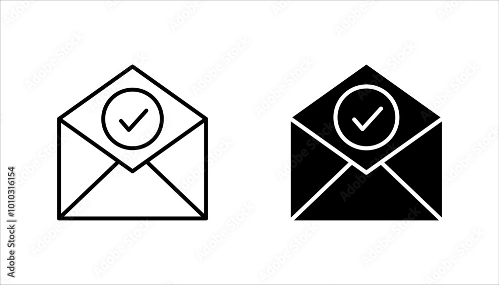 Checkmark icon set, Approved symbol, on a white background. Checkmark icon set, Approved symbol, on a white background.