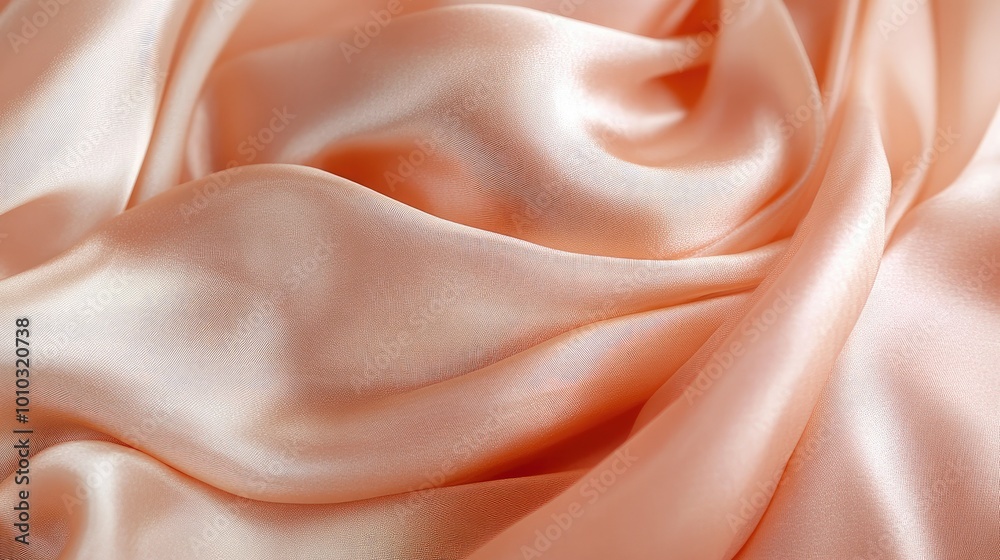 Soft silk textures in serene elegance Soft silk textures in serene elegance