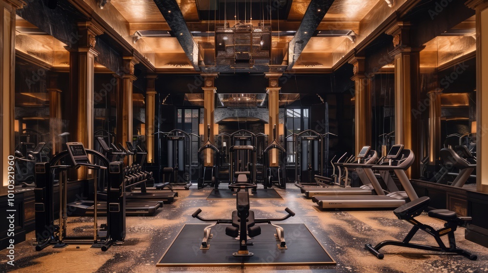 Luxurious High-End Fitness Space Interior Design Luxurious High-End Fitness Space Interior Design