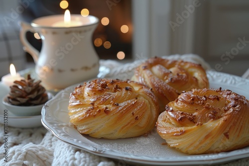 cozy aesthetic kouign  photo