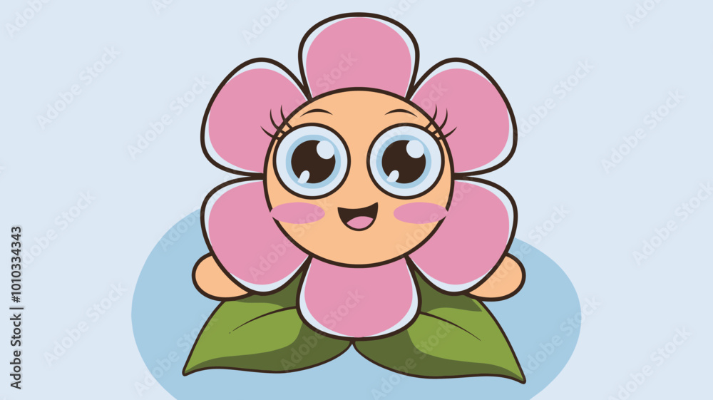 Cute flower element vector cartoon
Cute flower element vector cartoon