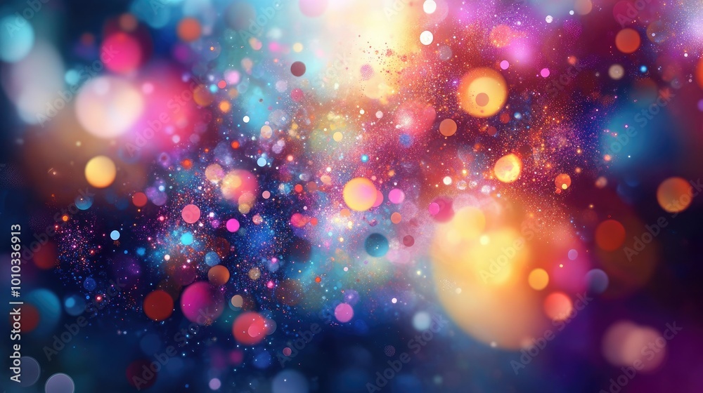 Particle symphony in abstract hues. Particle symphony in abstract hues.