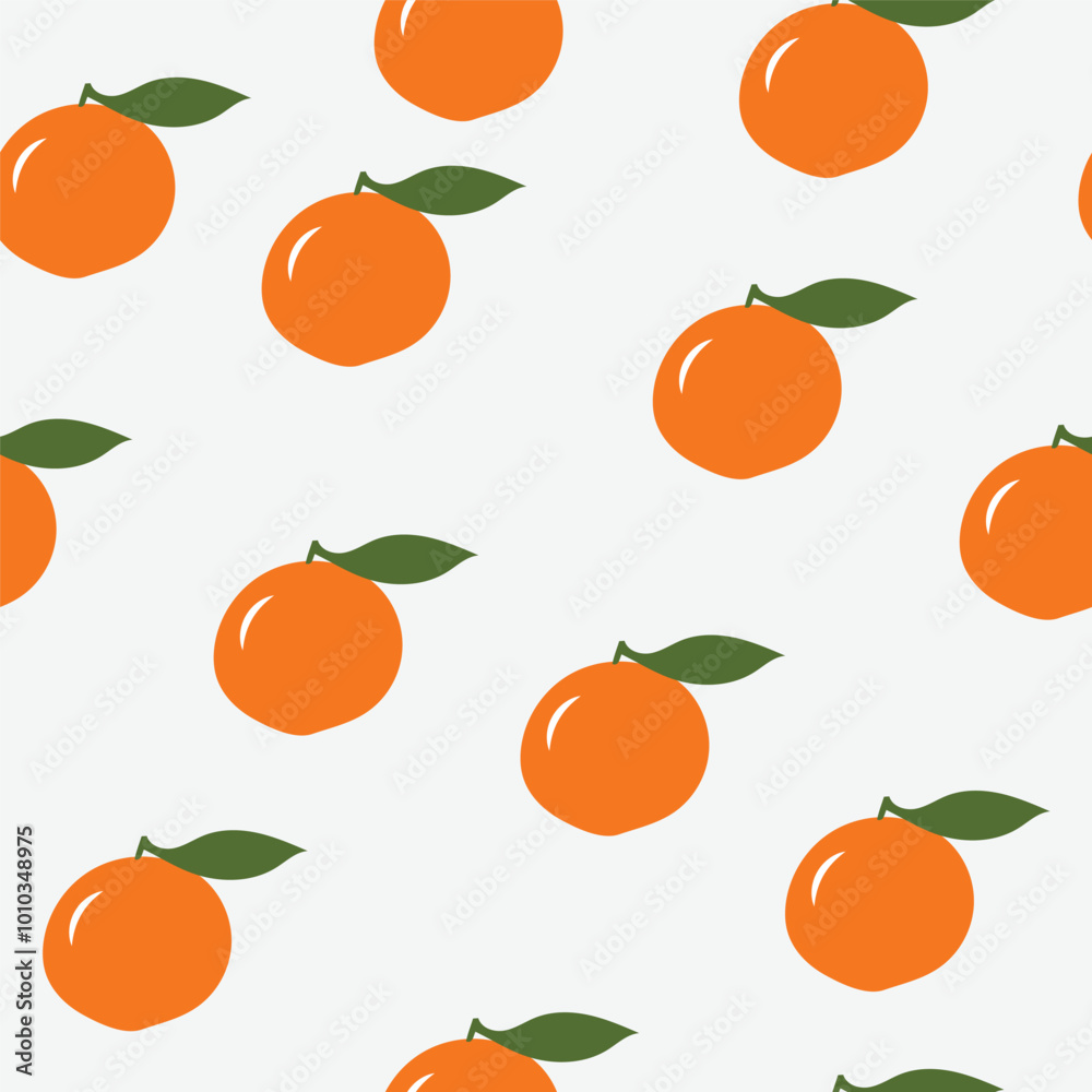 orange seamless pattern, vector fruit pattern design orange seamless pattern, vector fruit pattern design