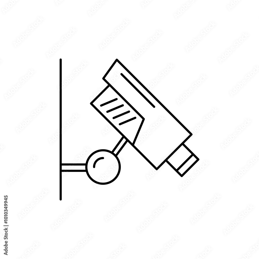 Varifocal CCTV icon, Security icon Varifocal CCTV icon, Security icon