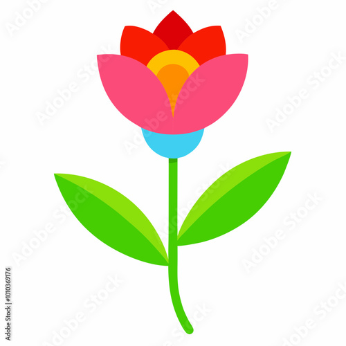 tulip flower vector