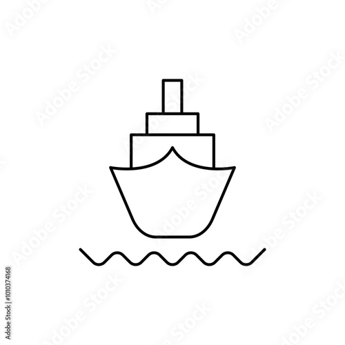 Sailing ship icon, ship insurance, Insurance Icon
