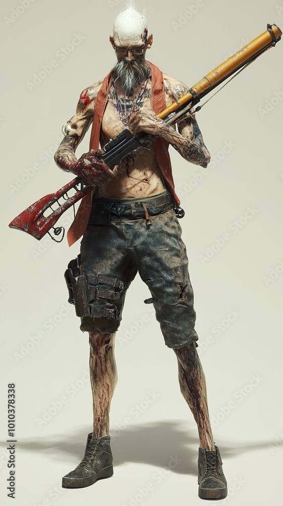 Post Apocalyptic Character Art: A Grimy and Determined Survivor Post Apocalyptic Character Art: A Grimy and Determined Survivor