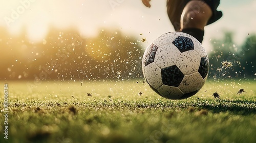 Player scoring a penalty kick during a crucial moment in a soccer tournament, soccer, tournament, intensity