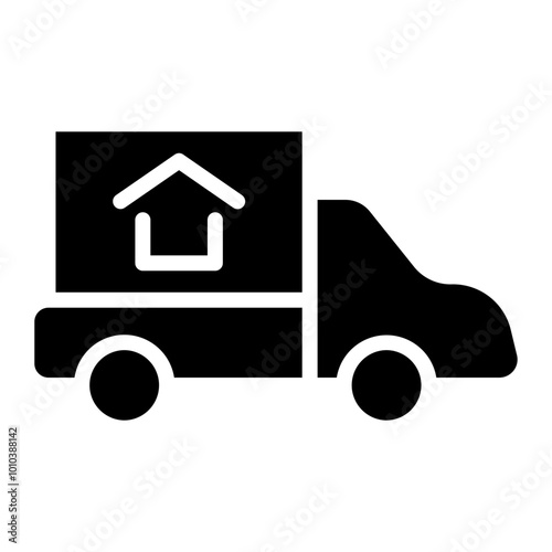 moving home Solid icon