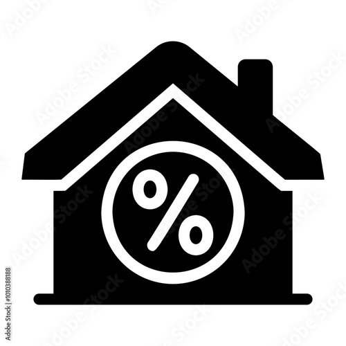 property tax Solid icon