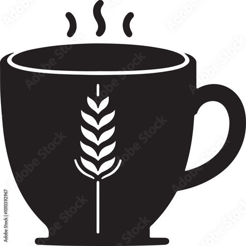 Coffee Cup Silhouette Vector, Coffee Cup Silhouette 