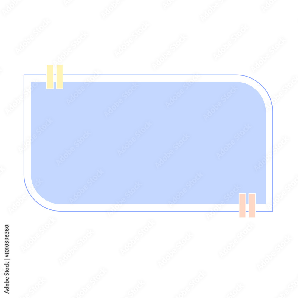 Pastel Blue Speech Bubble Frame Pastel Blue Speech Bubble Frame