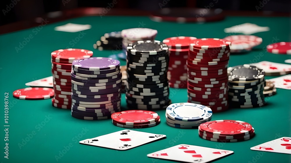 casino chips and cards casino chips and cards