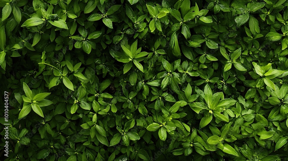 Green Leaves Texture: Lush Foliage Background Green Leaves Texture: Lush Foliage Background