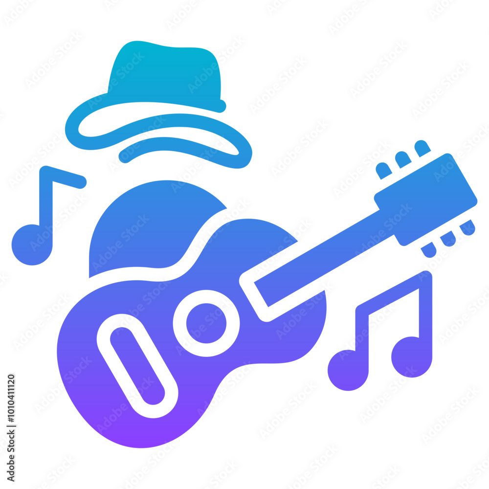 Obraz premium Blues Icon